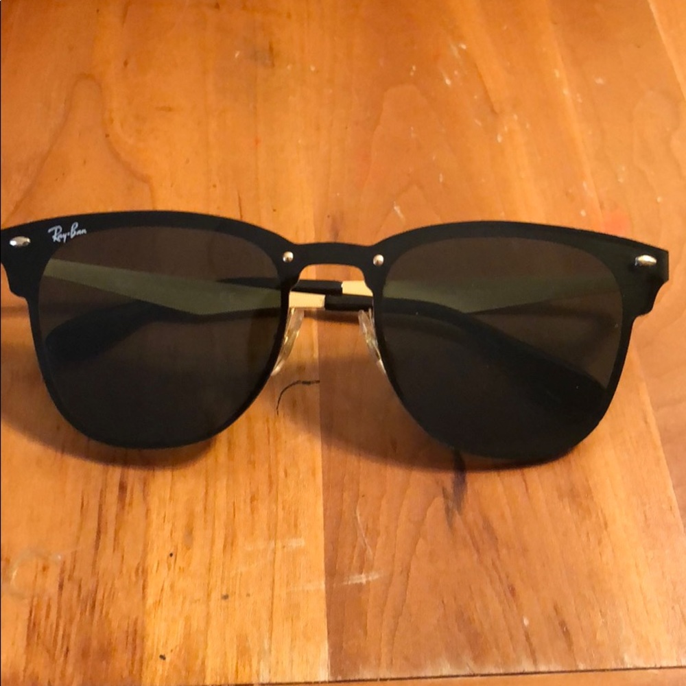 Authentic Ray Ban Blaze Club Master (black&gold)